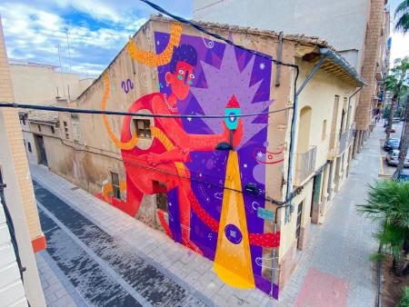 Imagen Intervención de arte urbano